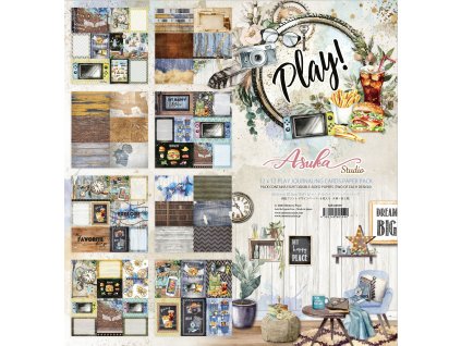 memory place play 12x12 inch journaling cards pape