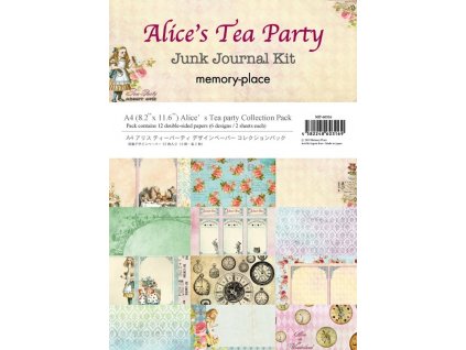 memory place alices tea party a4 paper pack mp 603