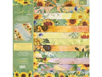 crafters companion the sunflower collection 12x12