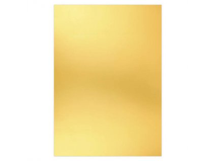 Metalický papír Teplá žlutá 250gsm