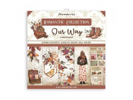 stamperia our way 8x8 inch paper pack sbbs64