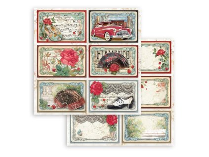 stamperia desire 6 cards 12x12 inch paper sheets 1