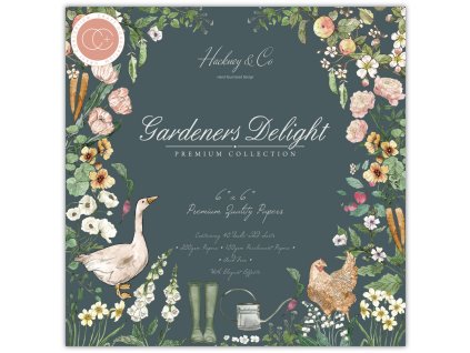 craft consortium gardeners delight 6x6 inch paper