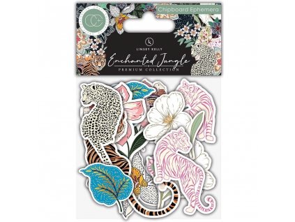 craft consortium enchanted jungle chipboard epheme