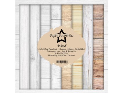 paper favourites wood 12x12 inch paper pack pf409