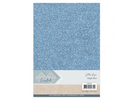 Třpytivý papír Bledě modrý 230gsm