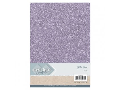 Třpytivý papír Lila fialový 230gsm