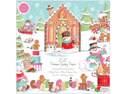 craft consortium candy christmas 12x12 inch paper