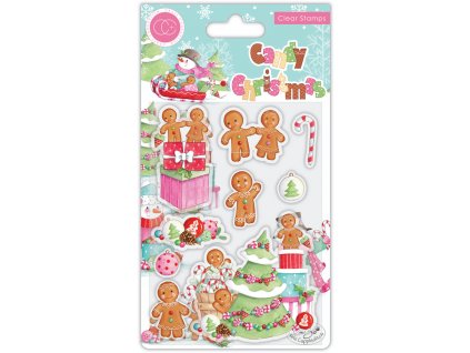 craft consortium candy christmas clear stamps deco