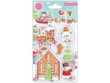 craft consortium candy christmas clear stamps cand