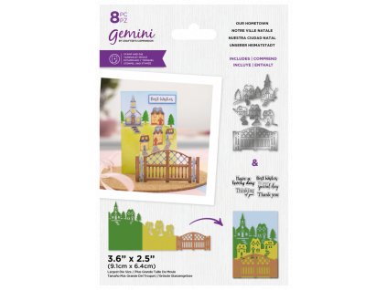 gemini zig zag scene builder stamp die our hometow