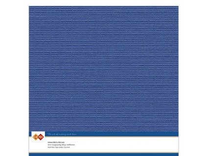 Barevný papír texturovaná čtvrtka modrá ultramarín 30x30cm