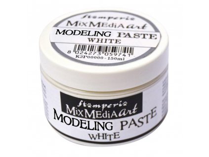 stamperia modelling paste 150ml white k3p38w