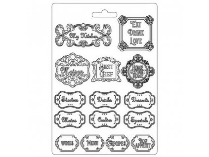 stamperia soft mould a4 casa granada labels k3pta4