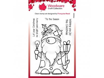 woodware seasonal gnome clear stamp frs821