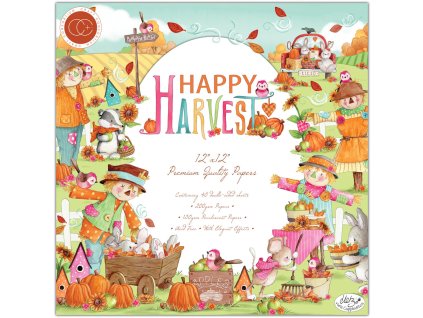 craft consortium happy harvest 12x12 inch paper pa