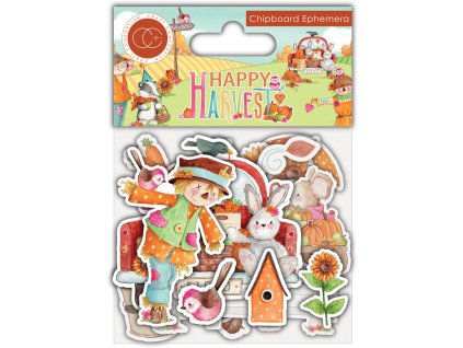 craft consortium happy harvest chipboard ephemera