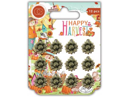 craft consortium happy harvest metal charms ccmchr