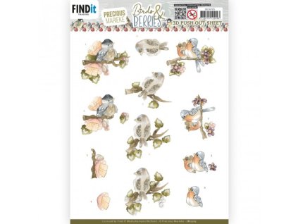 SB10705 Precious Marieke Birds and Berries Cranberries copy 520x520