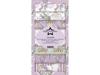 paper favourites lavender slim paper pack pfs081