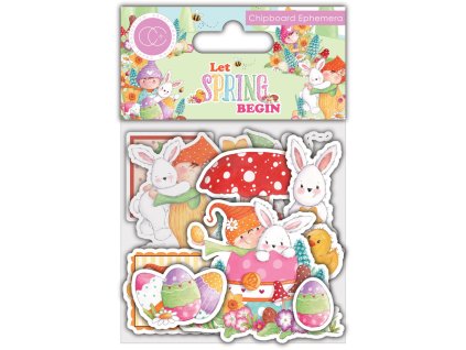 craft consortium let spring begin chipboard epheme