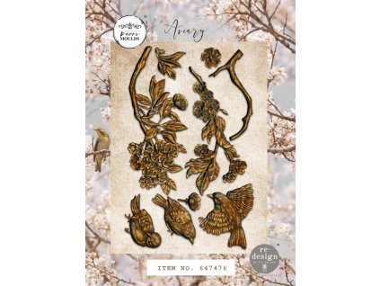 re design with prima aviary 5x8 inch moulds 647476