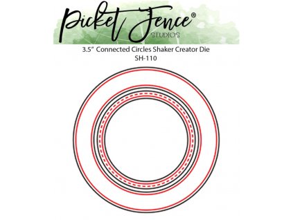 picket fence studios connected circles 35 inch sha