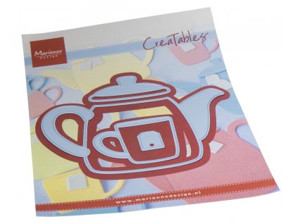 marianne design creatables teapot glass lr0803