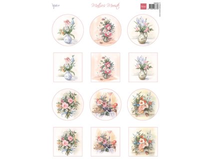 marianne design decoupage a4 sheet matties minis b