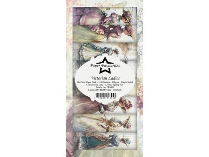 paper favourites victorian ladies slim paper pack