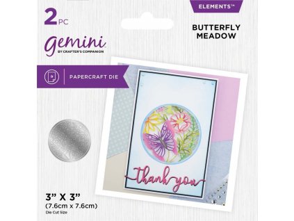 gemini statement cut in cut out butterfly meadow e