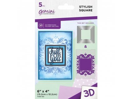 gemini 3d embossing folder and nesting dies stylis