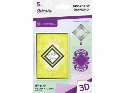 gemini 3d embossing folder and nesting dies decade