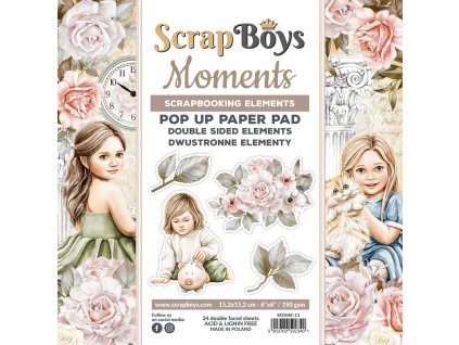 scrapboys moments 6x6 inch pop up paper pad mome 1