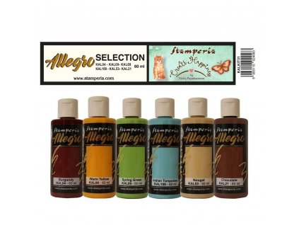 stamperia allegro paint kit create happiness 2 6pc