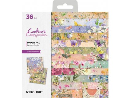 crafters companion summer meadow 6x6 inch paper pa