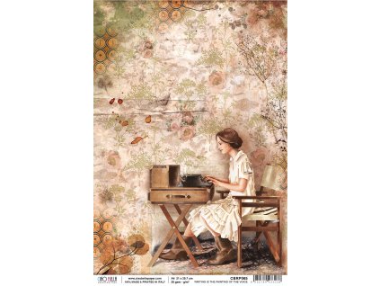 Rýžový papír Ciao Bella A4 WRITING IS THE PAINTING OF THE VOICE