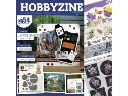 Časopis Hobbyzine 54 + šablona zdarma