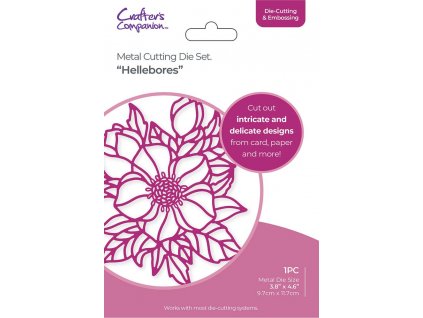 cc metal cutting dies large scale floral outlines hellebores