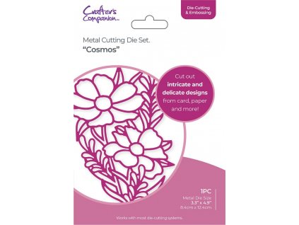 cc metal cutting dies large scale floral outlines cosmos