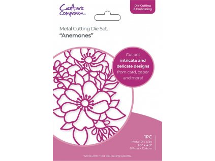 cc metal cutting dies large scale floral outlines anemones