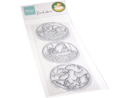 marianne design clear stamps hettys peek a boo chi