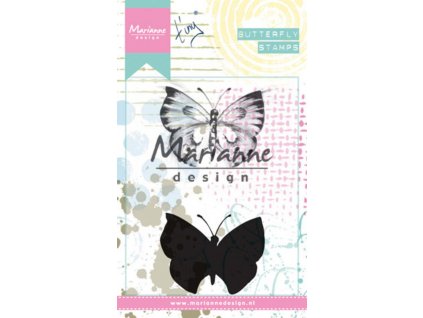 marianne design cling stamps tinys butterfly set 1