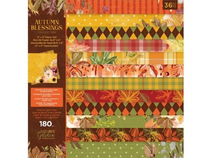 crafters companion autumn blessings collection 6x6