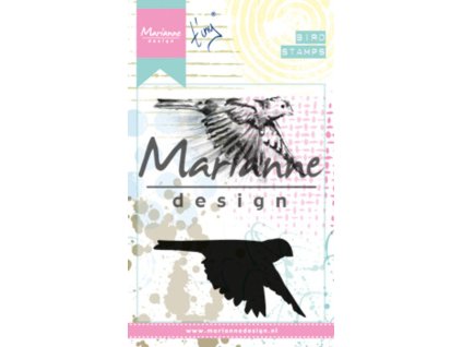 marianne design cling stamps tinys birds 1 mm1618