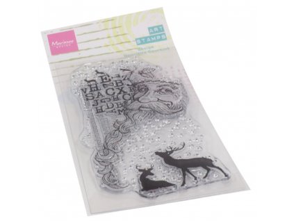 marianne design clear stamps henriettes art santa