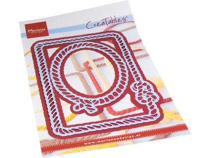 marianne design rope frames rectangle oval dies lr
