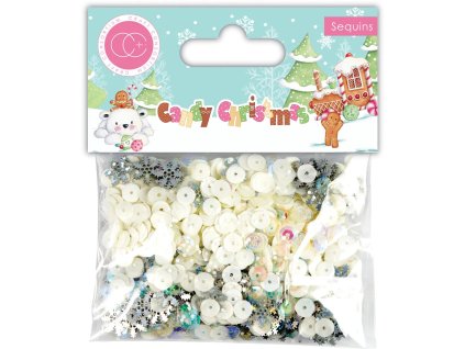 craft consortium candy christmas sequins ccsqn010