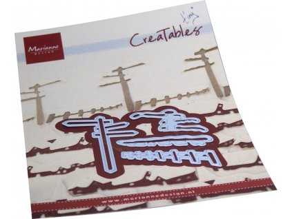 marianne design creatables tinys snowy signpost fe