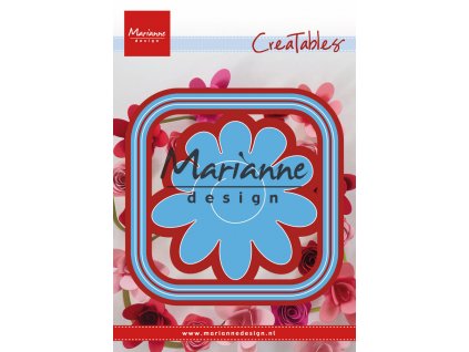 marianne design creatables square box flower lr067